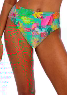 Slip bikini taille haute 