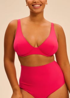 Haut de bikini triangle avec armatures 