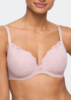 Soutien-gorge coques forme coeur 
