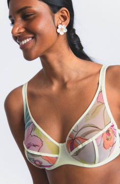 Soutien-gorge 90D (75D eu) à armatures LOU Belle de Lou Nude