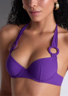 Haut de Bikini Plunge  Coques 