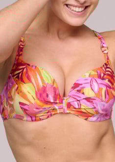Haut de bikini rembourr forme cur 