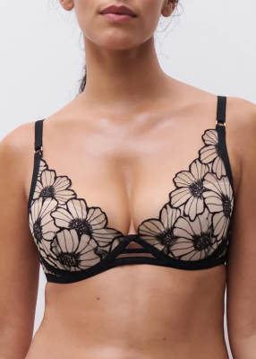 Soutien-gorge coques plongeant 
