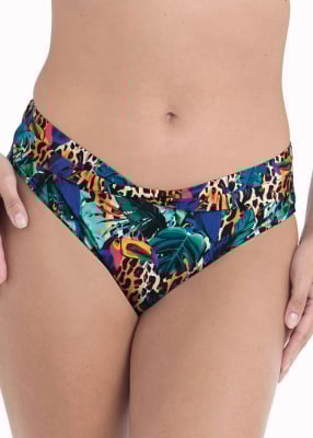 Bas de Bikini Slip Taille haute 