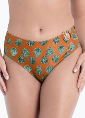 Bas de Bikini Slip Taille haute 