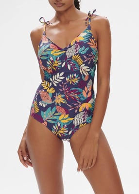 Maillot de bain 1 pice dcollet 