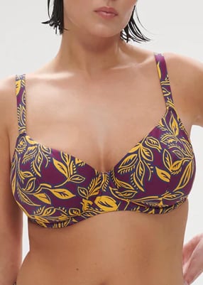Haut de bikini bonnets profonds 
