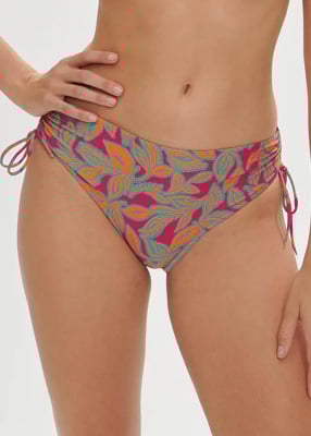 Bas de bikini culotte taille haute 