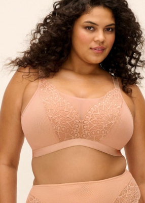 Brassi�re sans armatures bonnets profonds 