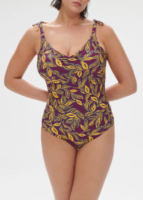 Maillot de bain 1 pice dcollet 