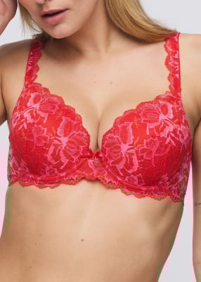Soutien-gorge   armature rembourr forme coeur 