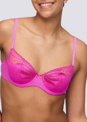 Soutien-Gorge Demi Mousse Plongeant  armatures  
