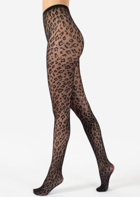 Collant rsille Lopard 