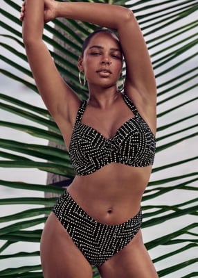Haut de maillot de bain avec armatures 