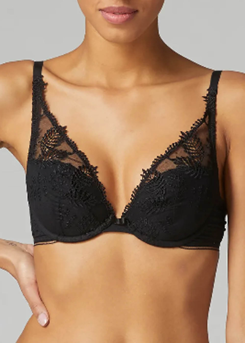 Soutien-gorge Triangle Push-up avec Armatures Simone Prle Noir
