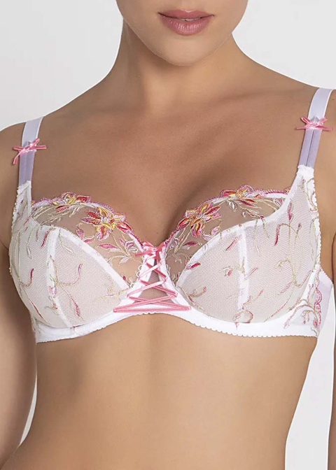 Soutien-gorge corbeille bonnets profonds Lise Charmel Blanc Frivole