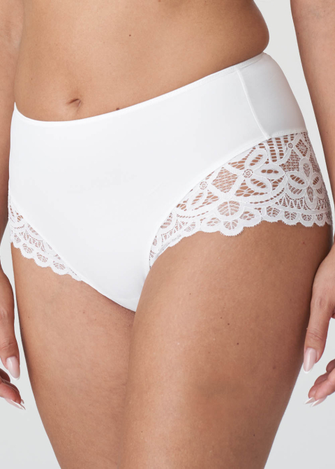 Slip Taille Haute Twist de Prima Donna Blanc