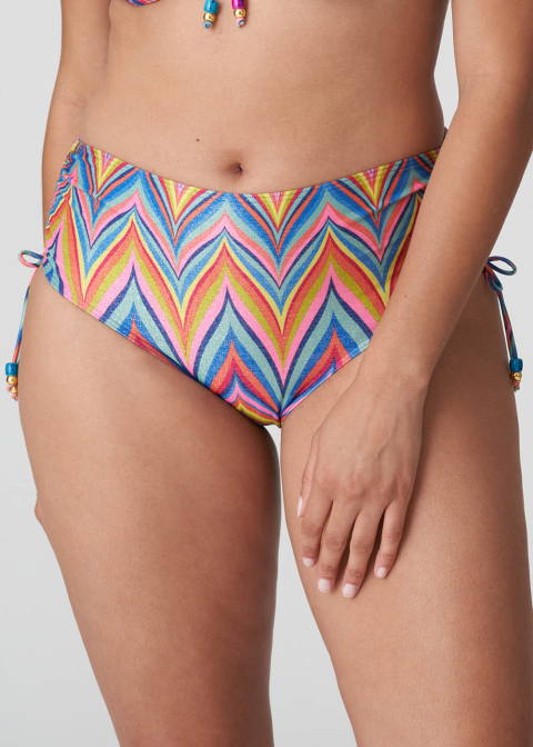Bikini Slip Taille Haute Maillots de Bain Prima Donna Swim Rainbow Paradise
