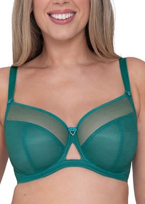 Soutien-gorge Balconnet Armatures Curvy Kate Bleu Sarcelle