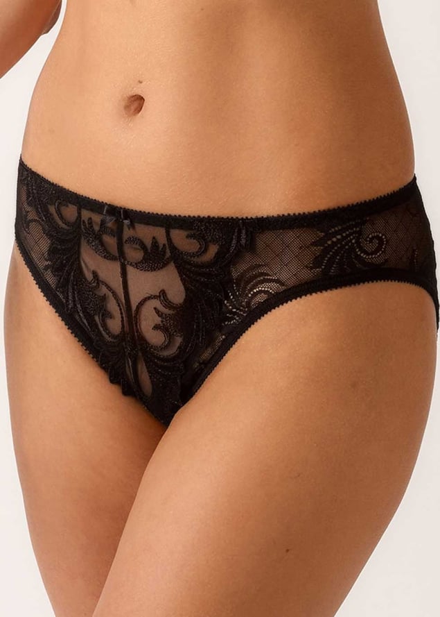 Slip Empreinte Noir