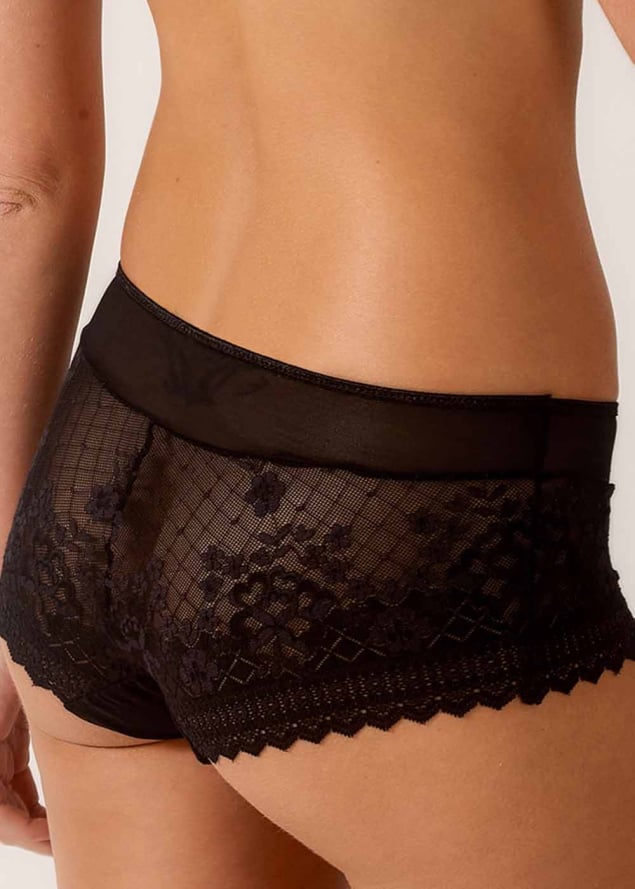 Shorty Empreinte Noir