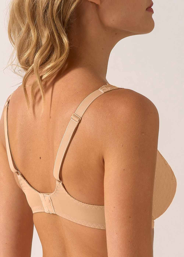 Soutien-gorge emboitant  armatures Empreinte Caramel