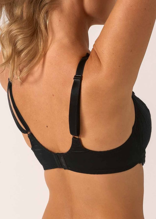 Soutien-gorge Corbeille Empreinte Noir