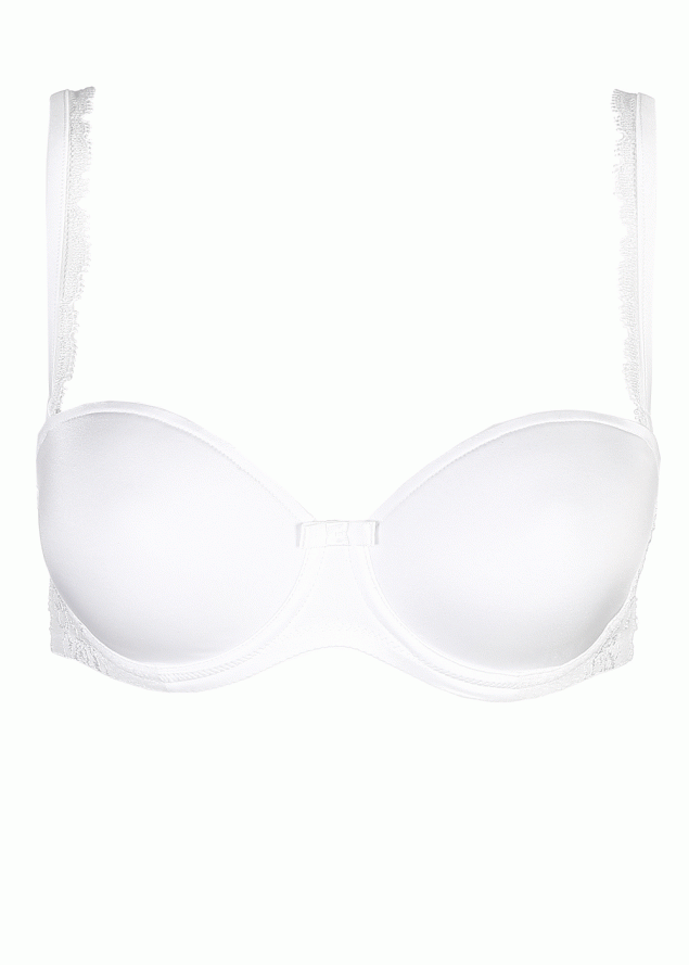 Soutien-Gorge Rembourr Bandeau Marie-Jo Blanc