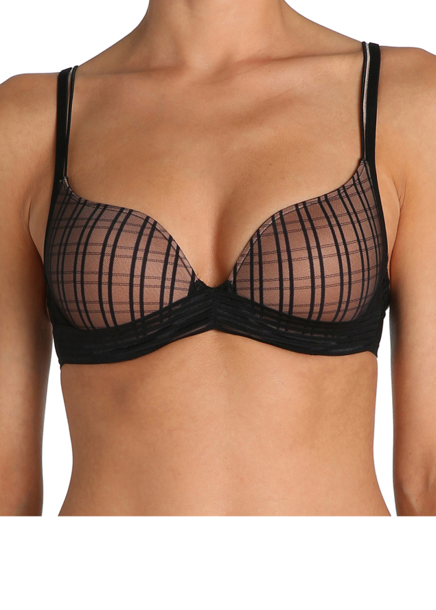 Soutien-gorge Rembourr Coeur  Marie Jo l'Aventure Noir