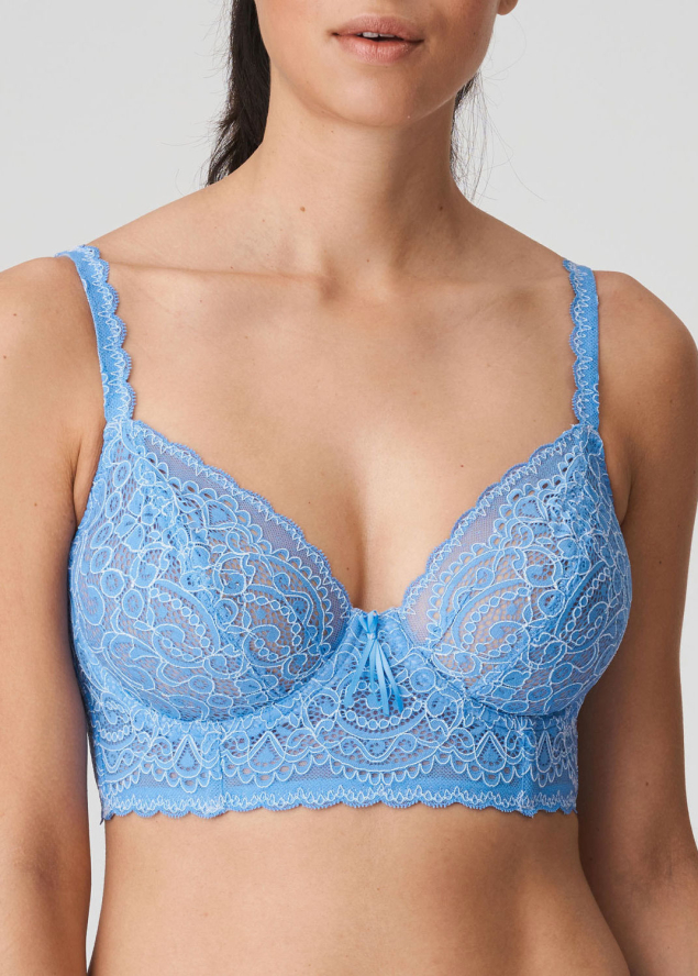 Soutien-gorge Court Dcollet Profond  Twist de Prima Donna Santorini Blue