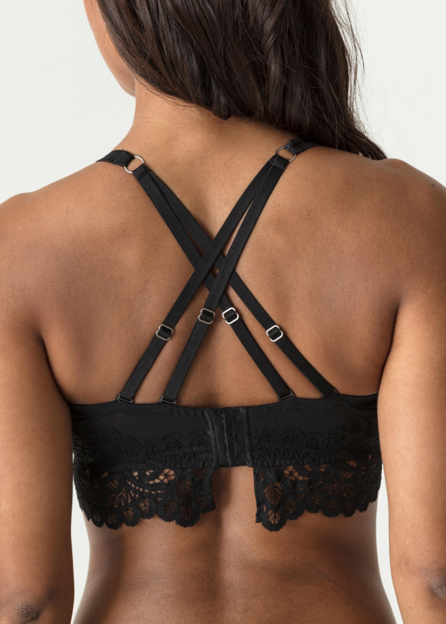 Soutien-gorge Balconnet Triangle  Armatures Twist de Prima Donna Noir