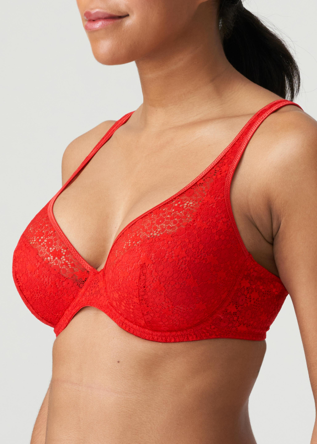 Soutien-gorge Balconnet Triangle  Twist de Prima Donna Rouge