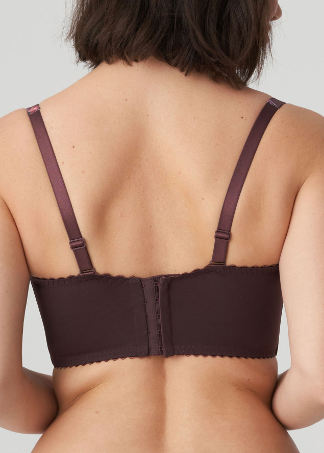 Soutien-gorge Balconnet Dcollet Profond Prima Donna Aubergine