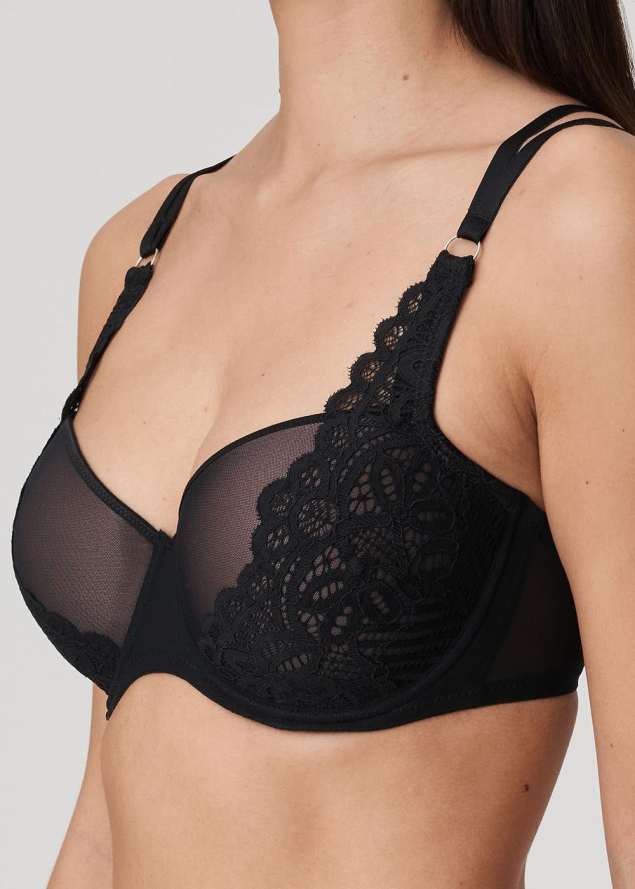 Soutien-gorge Rembourr Balconnet  Armatures Twist de Prima Donna Noir