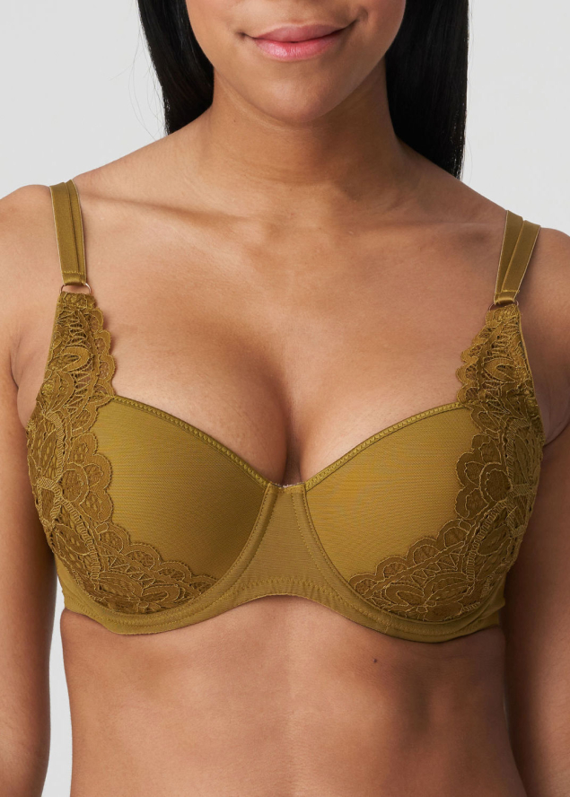 Soutien-gorge Rembourr Balconnet  Armatures Twist de Prima Donna Plant Green