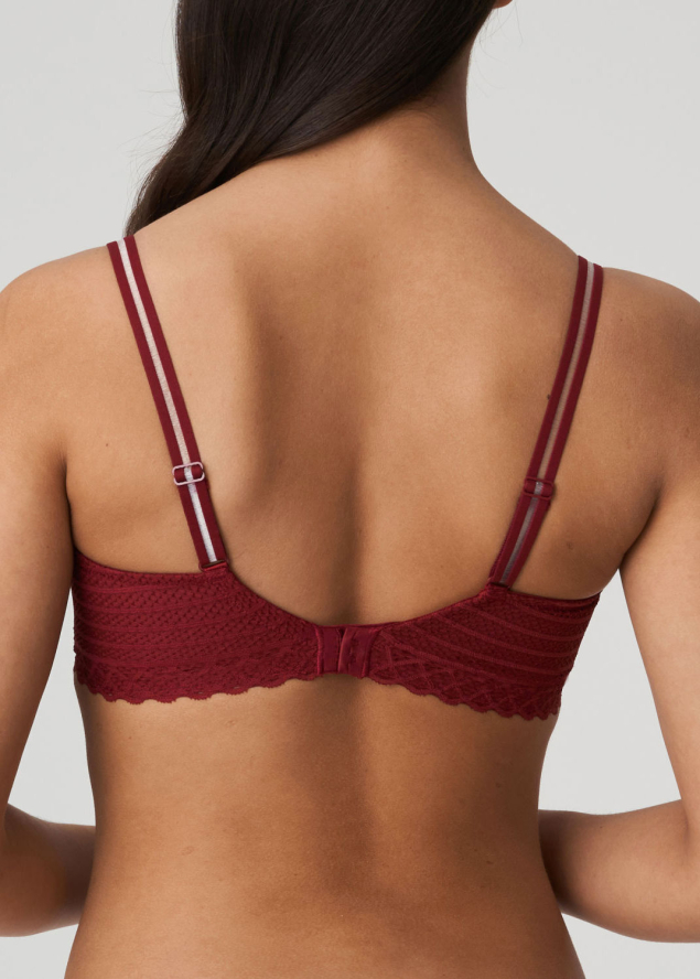 Soutien-gorge Rembourr Balconnet  Armatures Twist de Prima Donna Rouge Boudoir