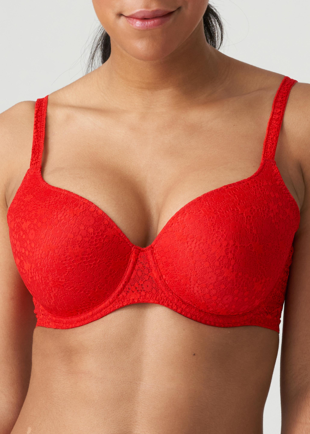 Soutien-gorge Rembourr Forme Coeur Twist de Prima Donna Rouge