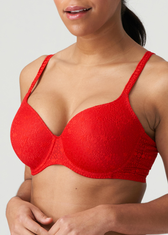 Soutien-gorge Rembourr Forme Coeur Twist de Prima Donna Rouge