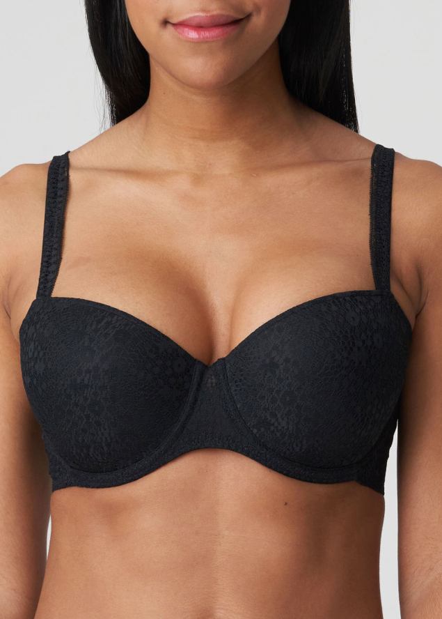 Soutien-gorge Rembourr Balconnet  Armatures Twist de Prima Donna Noir