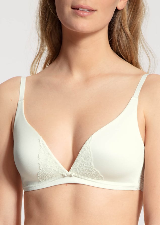 Soutien-gorge Rembourr sans Armatures Calida Alabaster Creme