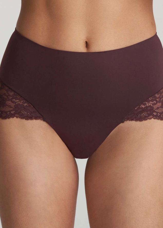 Slip Taille Haute Gainant Marie-Jo Aubergine