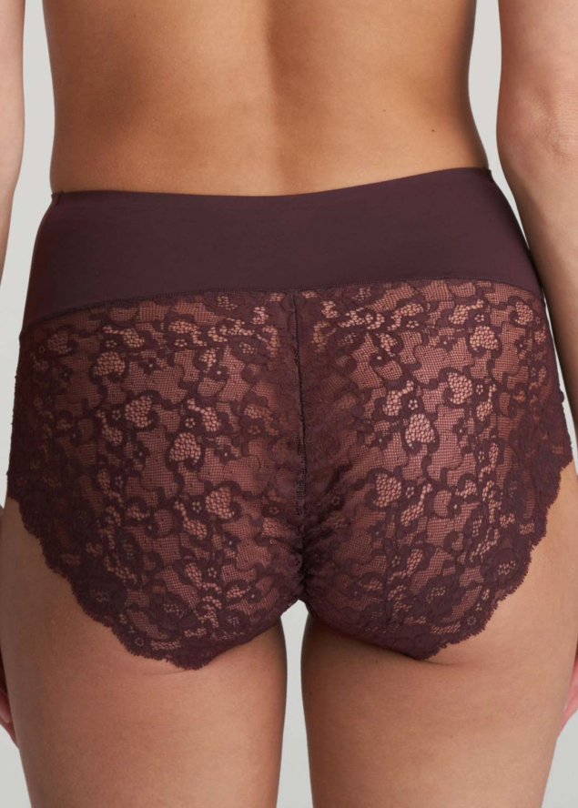 Slip Taille Haute Gainant Marie-Jo Aubergine