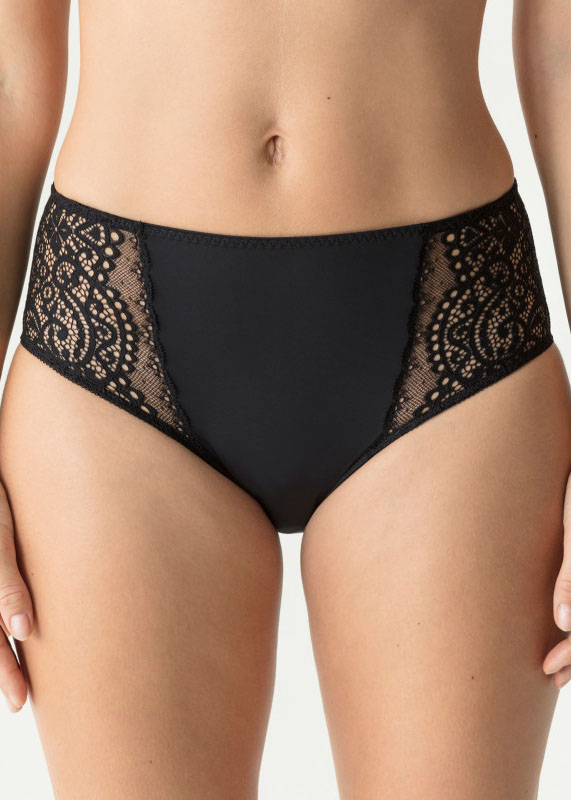 Slip Taille Haute Twist de Prima Donna Noir