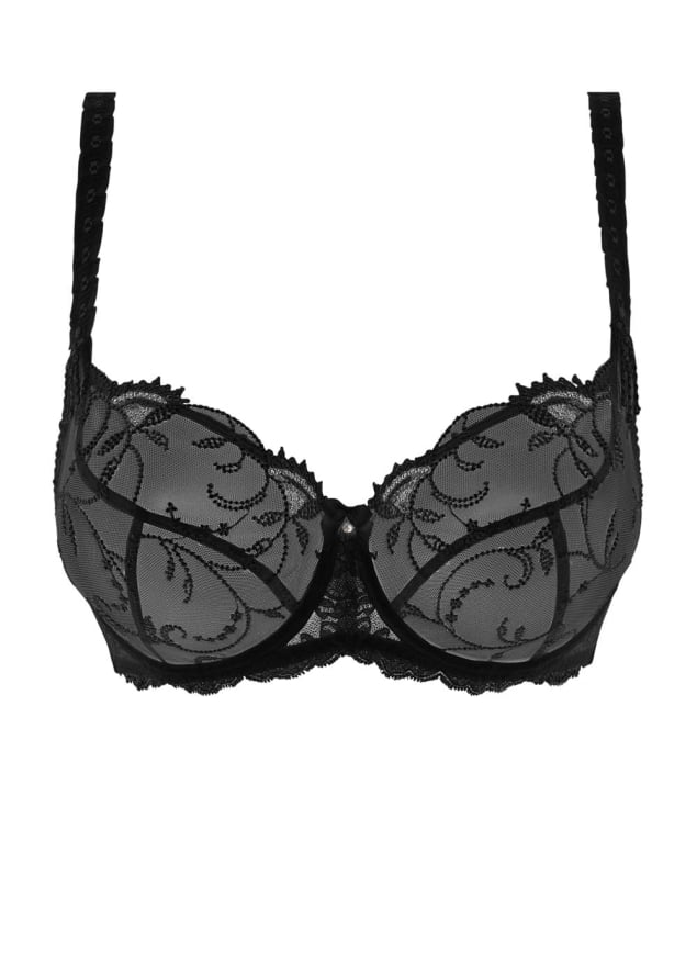 Soutien-gorge Corbeille Empreinte Noir