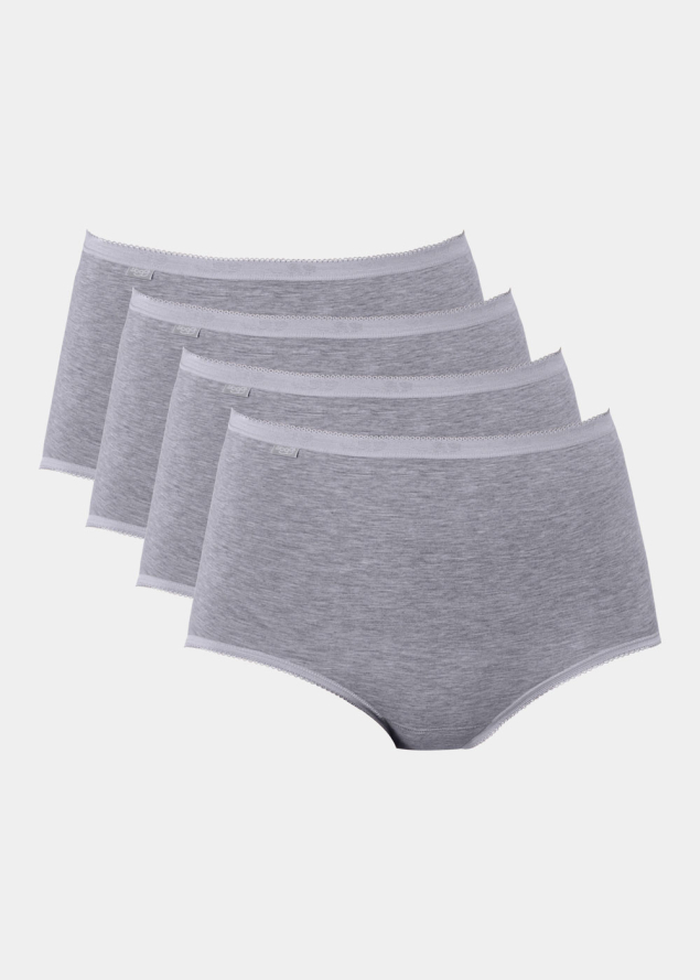 Lot de 4 slips Maxi Sloggi Gris