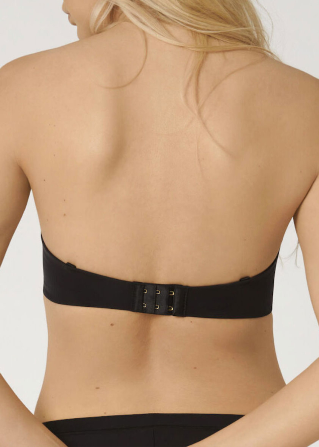 Soutien-gorge Bandeau  Armatures Bretelles Amovibles Triumph Noir