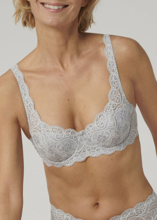 Soutien-gorge Balconnet Ampliforme avec Armatures Triumph Platine