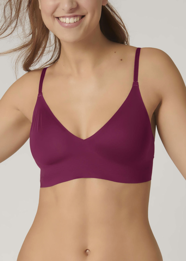 Bralette Sans Armatures Sloggi Dark Wine