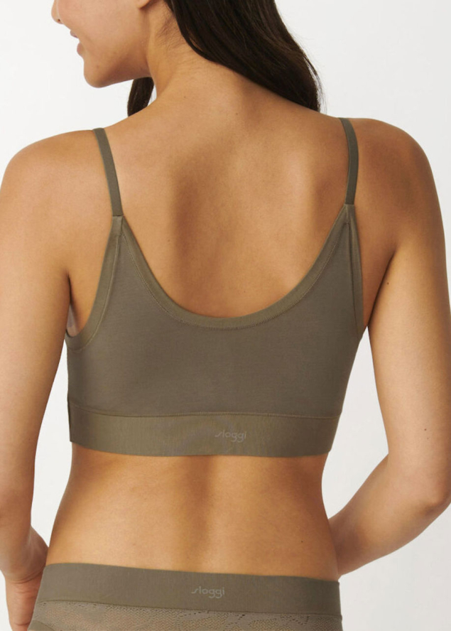 Bralette Sans Armatures Sloggi Lead Grey