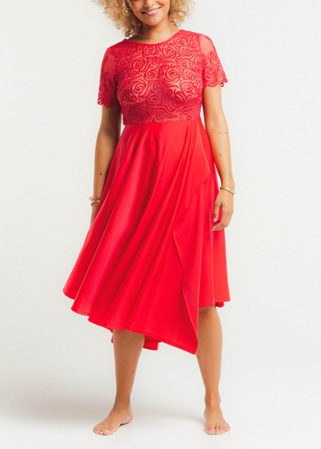 Robe Louisa Bracq Hibiscus